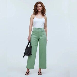 Madewell The Emmett Wide-Leg Crop Pant Welt Pocket Edition Size 25